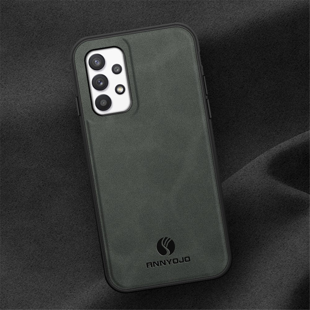 ANNYOJO Til Samsung Galaxy A32 5G / M32 5G PU-læder+PC+TPU Bagcover Skridsikker Telefoncover