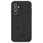 ANNYOJO Til Samsung Galaxy A34 5G telefoncover PU-læderbelagt PC+TPU etui understøtter magnetisk bilholder