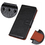 For iPhone 15 Pro Split Leather Phone Case Nappa Texture Shockproof Cover with Stand Wallet