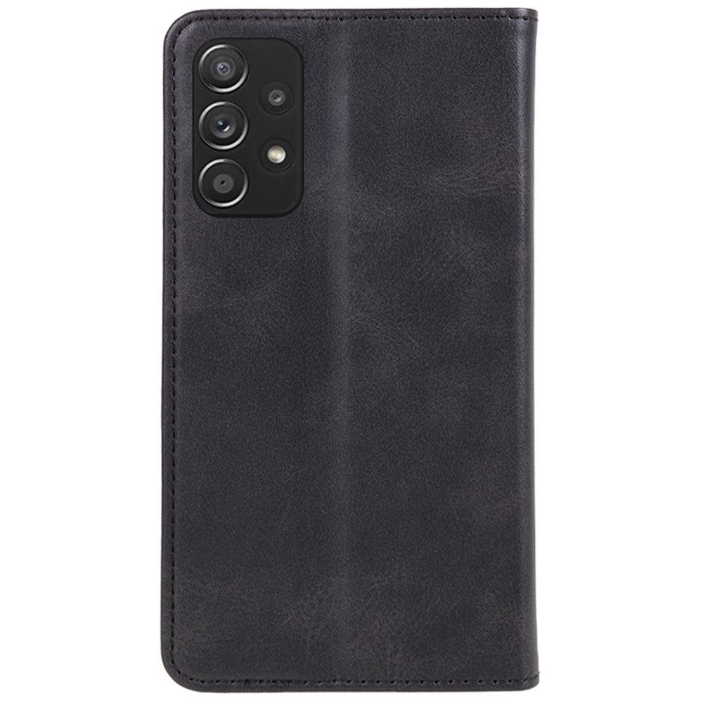 For Samsung Galaxy A32 5G / M32 5G Wallet PU Leather Phone Cover Calf Texture Stand Phone Case