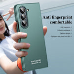 For Samsung Galaxy Z Fold5 5G Phone Case Hard PC Scratch Resistant Cover with Tempered Glass Film