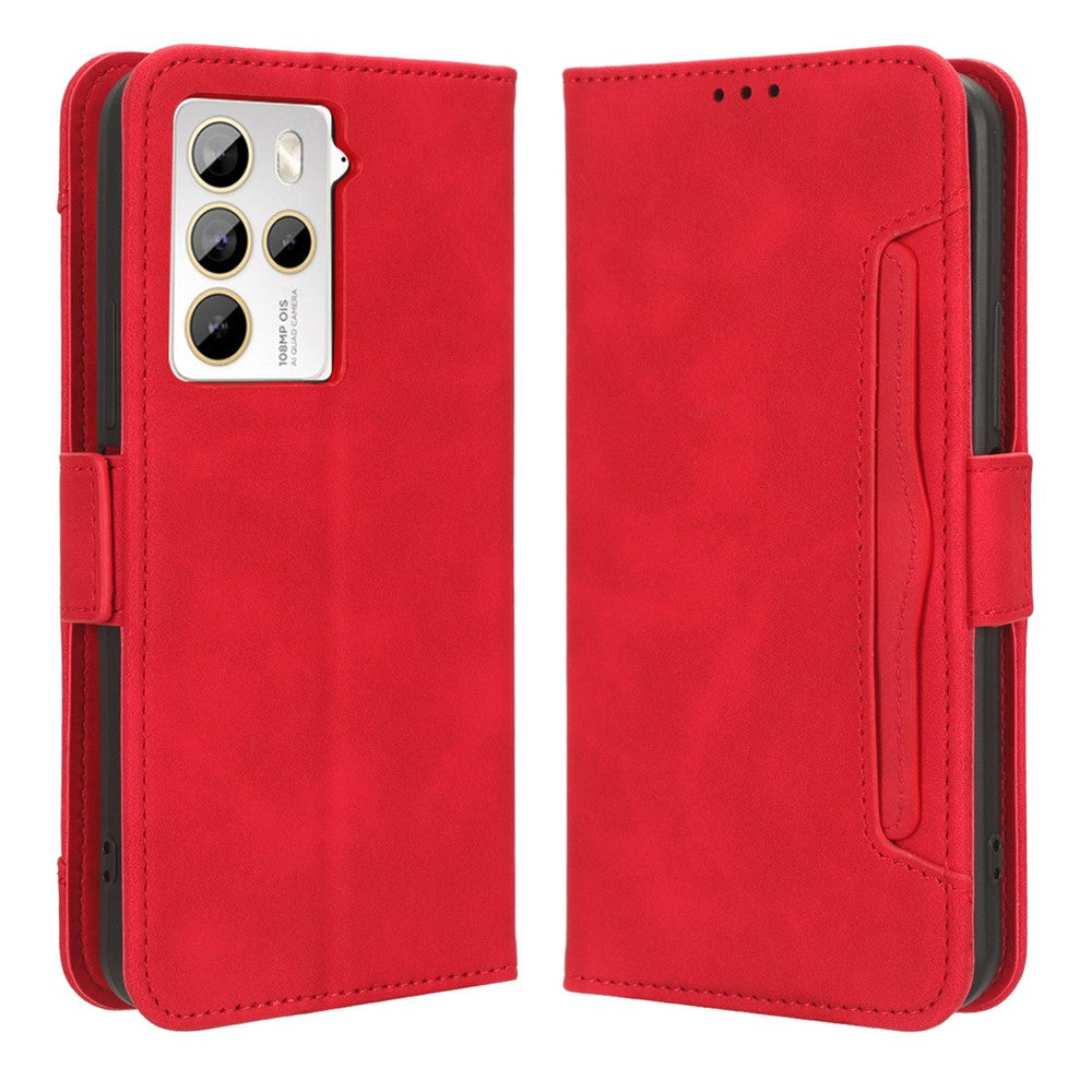 Til HTC U23 Pro 5G Pung-cover i PU-læder med flere kortpladser og stander