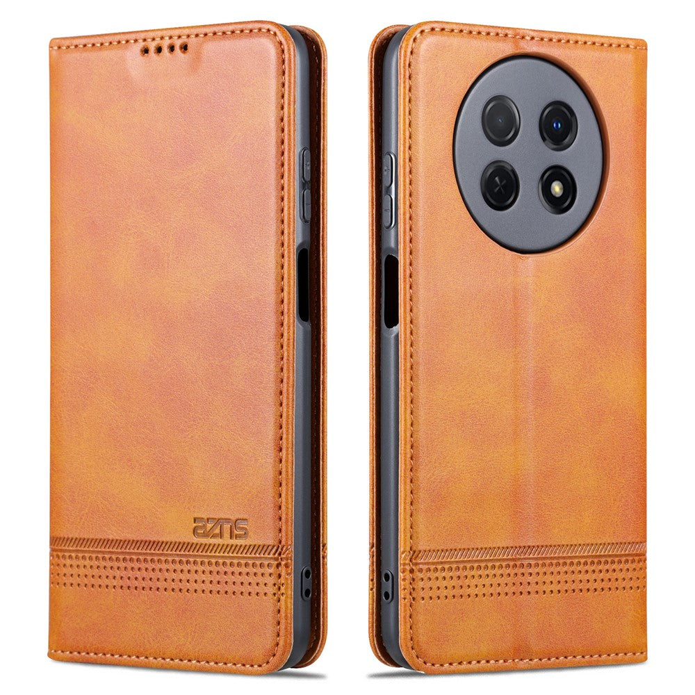 AZNS For Huawei Enjoy 60X Magnetic Closing Anti-Scratch PU Leather Phone Case Flip Wallet Stand Cover