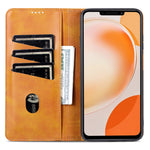 AZNS For Huawei Enjoy 60X Magnetic Closing Anti-Scratch PU Leather Phone Case Flip Wallet Stand Cover