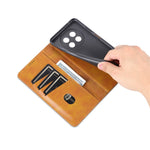 AZNS For Huawei Enjoy 60X Magnetic Closing Anti-Scratch PU Leather Phone Case Flip Wallet Stand Cover