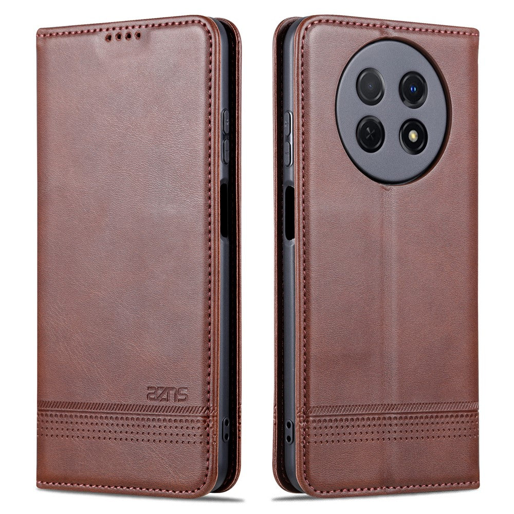 AZNS For Huawei Enjoy 60X Magnetic Closing Anti-Scratch PU Leather Phone Case Flip Wallet Stand Cover