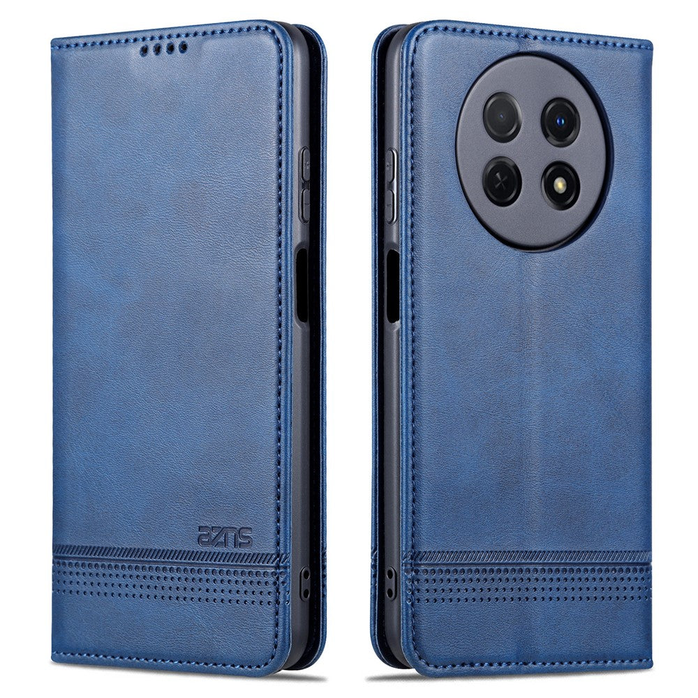 AZNS For Huawei Enjoy 60X Magnetic Closing Anti-Scratch PU Leather Phone Case Flip Wallet Stand Cover