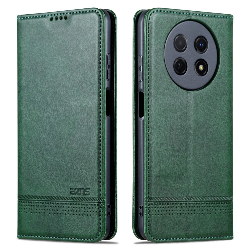 AZNS For Huawei Enjoy 60X Magnetic Closing Anti-Scratch PU Leather Phone Case Flip Wallet Stand Cover