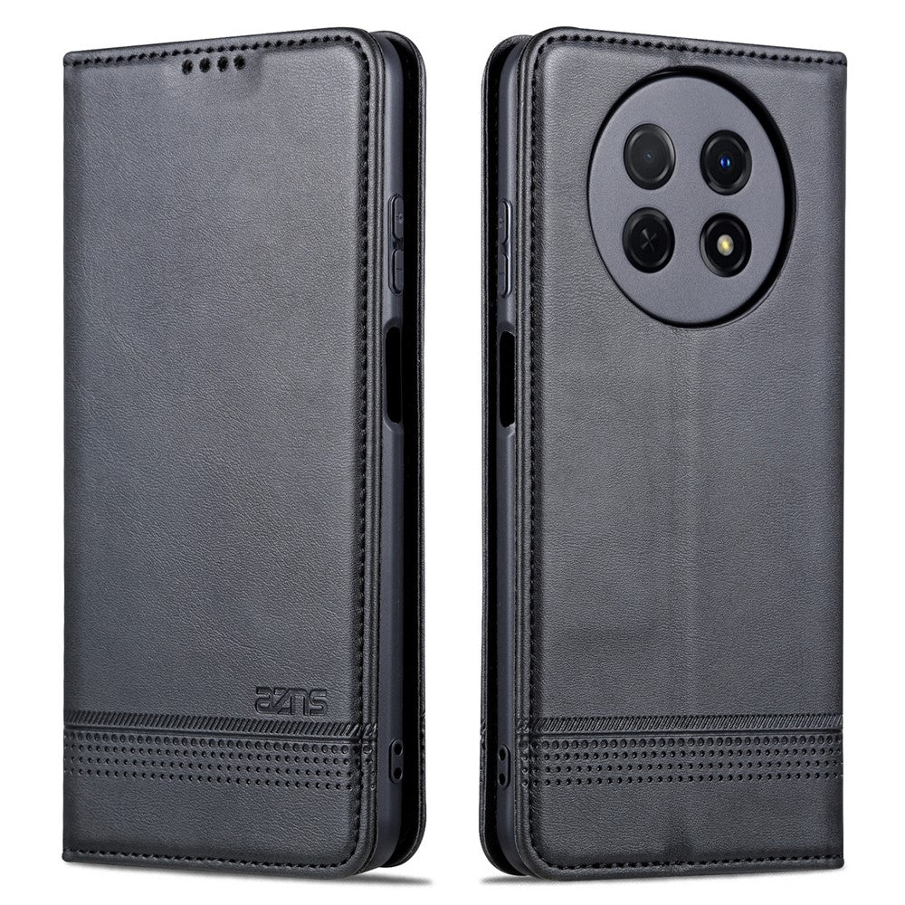 AZNS For Huawei Enjoy 60X Magnetic Closing Anti-Scratch PU Leather Phone Case Flip Wallet Stand Cover