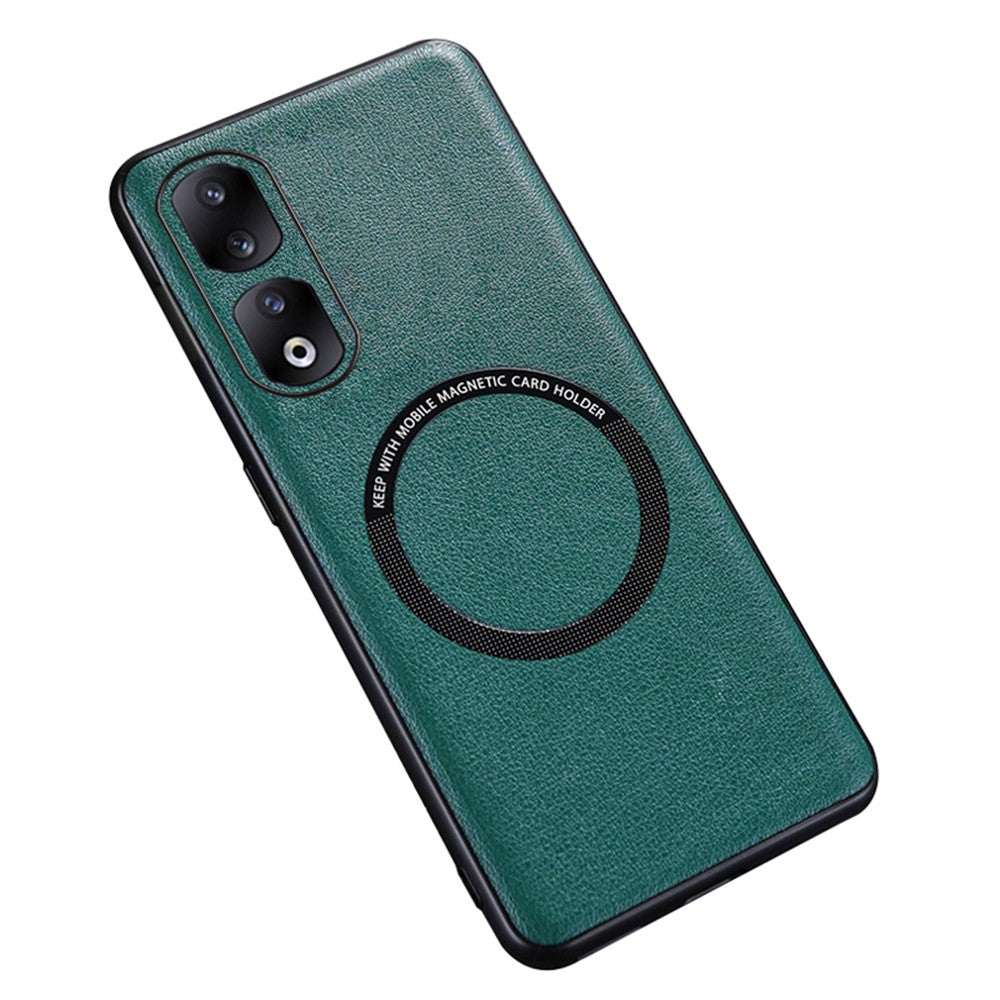 Til Honor 90 Pro PU læderbelagt TPU-cover Magnetisk telefoncover Magnetisk cover