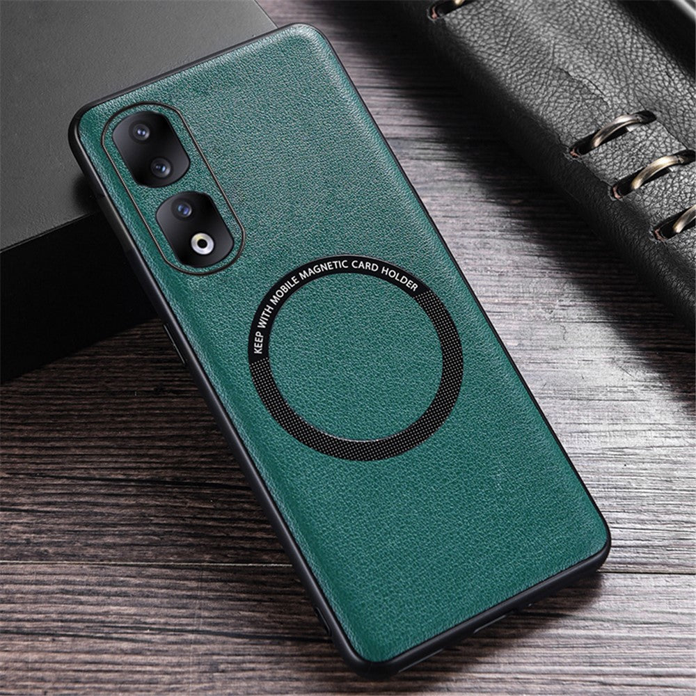 Til Honor 90 Pro PU læderbelagt TPU-cover Magnetisk telefoncover Magnetisk cover