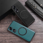 Til Honor 90 Pro PU læderbelagt TPU-cover Magnetisk telefoncover Magnetisk cover