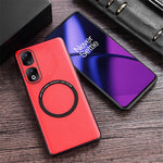 Til Honor 90 Pro PU læderbelagt TPU-cover Magnetisk telefoncover Magnetisk cover