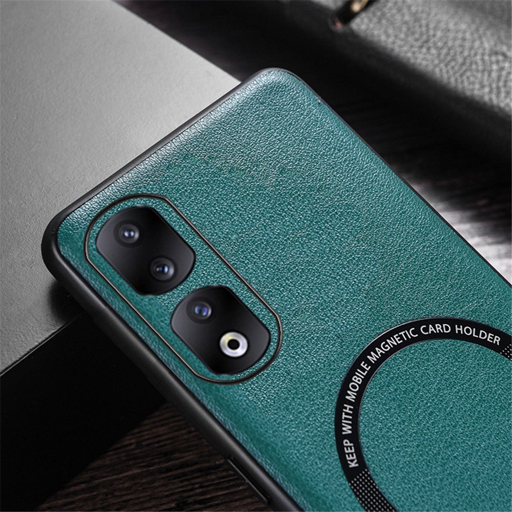 Til Honor 90 Pro PU læderbelagt TPU-cover Magnetisk telefoncover Magnetisk cover