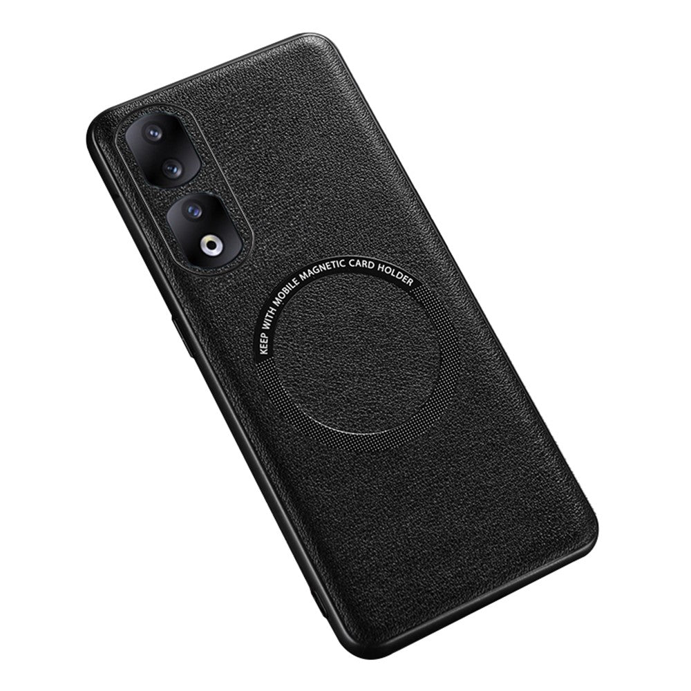 Til Honor 90 Pro PU læderbelagt TPU-cover Magnetisk telefoncover Magnetisk cover