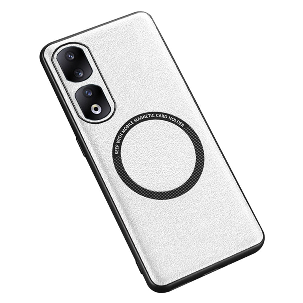 Til Honor 90 Pro PU læderbelagt TPU-cover Magnetisk telefoncover Magnetisk cover