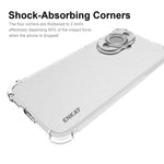 ENKAY HAT PRINCE For Huawei nova 11 / nova 12s 4G / nova 12 Lite 4G Soft TPU Case Anti-Slip Strip Edge Thickened Corners Clear Cover