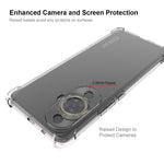 ENKAY HAT PRINCE För Huawei Nova 11 Pro / 11 Ultra Mobilmobilskal Halkfri Randig Kant Genomskinligt mobilskal
