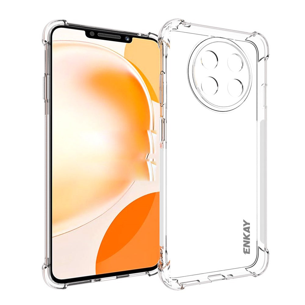 ENKAY HAT PRINCE Mobilskal med förtjockade hörn till Huawei Enjoy 60X / nova Y91 4G, Halkfritt TPU-mobilskal