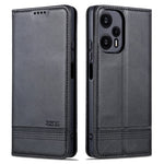 AZNS För Xiaomi Redmi Note 12 Turbo / Poco F5 5G Plånboksfodral i PU-läder med stativ och fallskydd