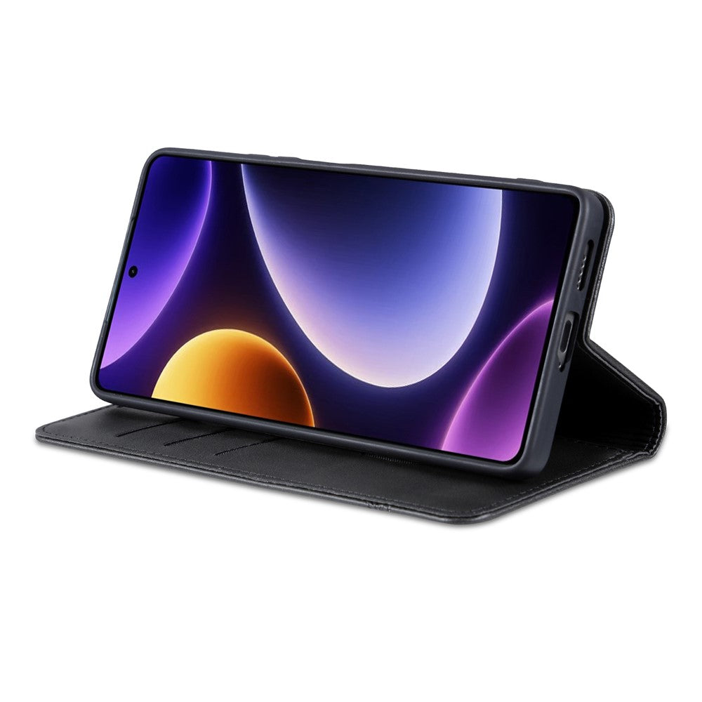 AZNS För Xiaomi Redmi Note 12 Turbo / Poco F5 5G Plånboksfodral i PU-läder med stativ och fallskydd