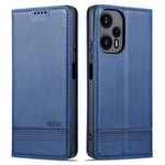 AZNS För Xiaomi Redmi Note 12 Turbo / Poco F5 5G Plånboksfodral i PU-läder med stativ och fallskydd