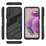 Xiaomi Redmi Note 12S 4G Stödjande Fallskyddande PC + TPU Stötsäkert mobilskal