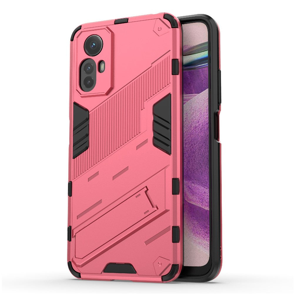 Xiaomi Redmi Note 12S 4G Stödjande Fallskyddande PC + TPU Stötsäkert mobilskal