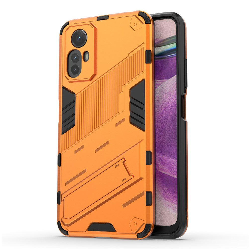 Xiaomi Redmi Note 12S 4G Stödjande Fallskyddande PC + TPU Stötsäkert mobilskal