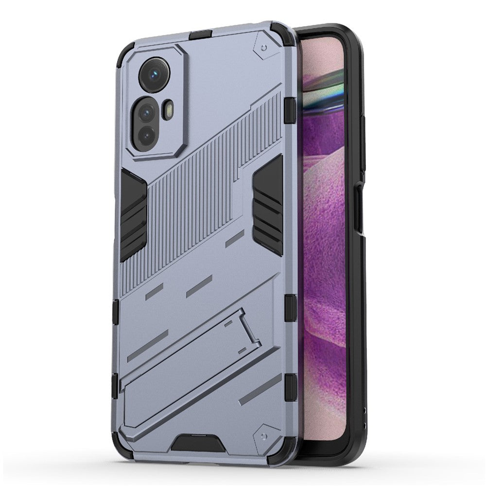 Xiaomi Redmi Note 12S 4G Stödjande Fallskyddande PC + TPU Stötsäkert mobilskal