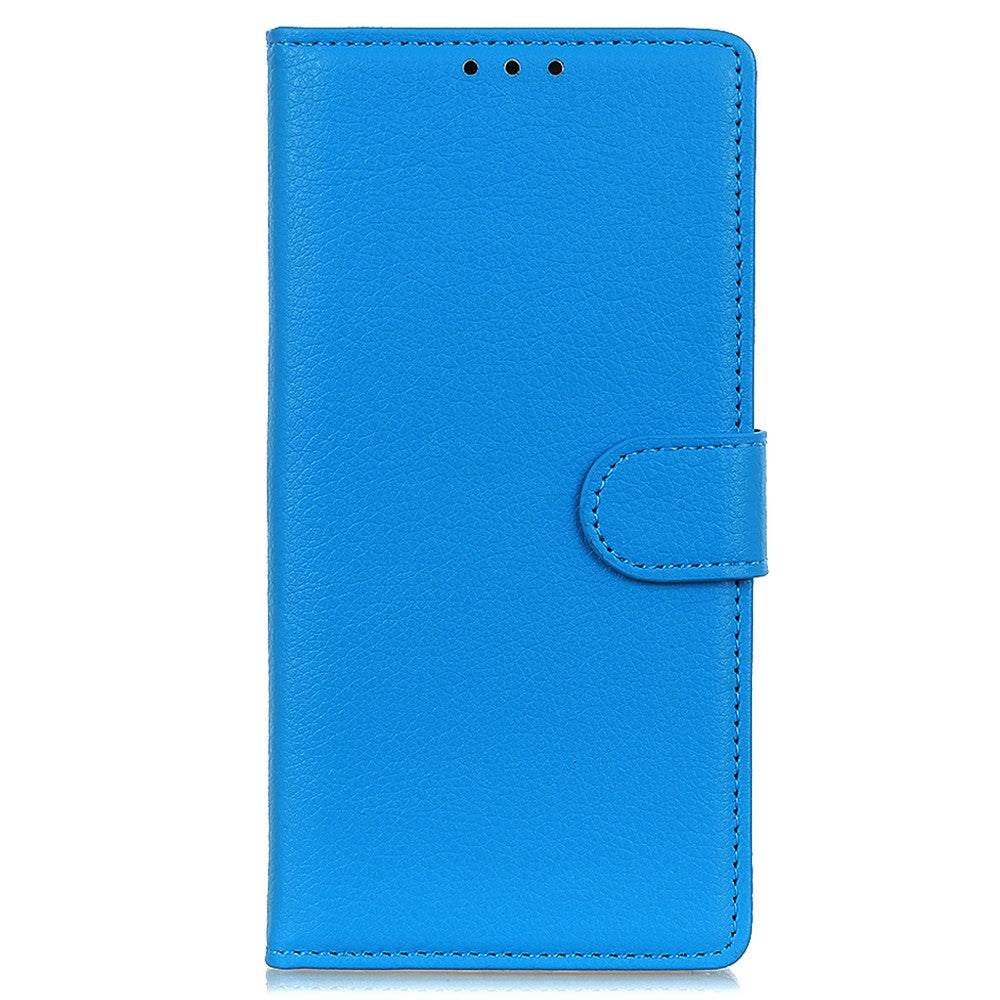 For iPhone 15 Anti-Scratch Litchi Texture Phone Case Wallet Stand PU Leather Protective Shell