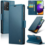 For Samsung Galaxy A52 4G / A52s 5G / A52 5G Leather Case CASEME 023 RFID Blocking 3 Card Slot Mobile Cover