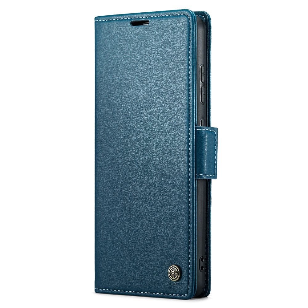 For Samsung Galaxy A52 4G / A52s 5G / A52 5G Leather Case CASEME 023 RFID Blocking 3 Card Slot Mobile Cover