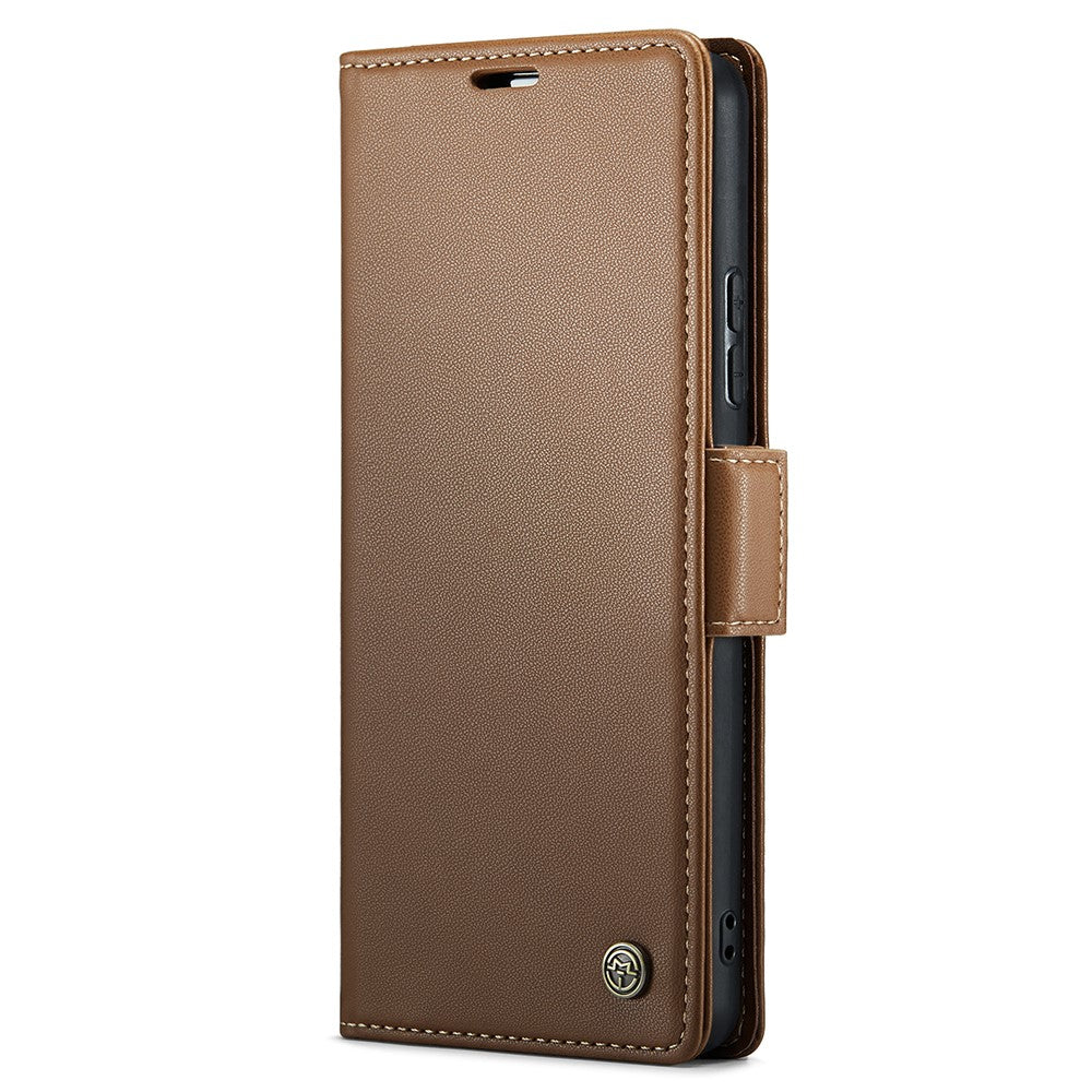 For Samsung Galaxy A53 5G Leather Case CASEME 023 RFID Blocking 3 Card Slot Mobile Cover