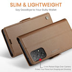 For Samsung Galaxy A53 5G Leather Case CASEME 023 RFID Blocking 3 Card Slot Mobile Cover