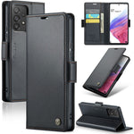 For Samsung Galaxy A53 5G Leather Case CASEME 023 RFID Blocking 3 Card Slot Mobile Cover