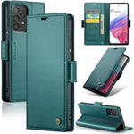 For Samsung Galaxy A53 5G Leather Case CASEME 023 RFID Blocking 3 Card Slot Mobile Cover