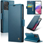For Samsung Galaxy A53 5G Leather Case CASEME 023 RFID Blocking 3 Card Slot Mobile Cover