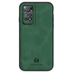 ANNYOJO For Xiaomi Redmi Note 11 Pro 4G (Mediatek) / Note 11 Pro 5G (Qualcomm) PU Leather+PC+TPU Phone Protector Case with Car Mount Metal Sheet