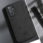 ANNYOJO For Xiaomi Redmi Note 11 Pro 4G (Mediatek) / Note 11 Pro 5G (Qualcomm) PU Leather+PC+TPU Phone Protector Case with Car Mount Metal Sheet