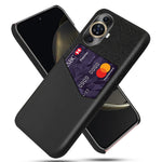 Card Holder Phone Case for Huawei nova 11 / nova 12s 4G / nova 12 Lite 4G , PU Leather Coated PC Cloth Texture Phone Cover