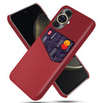 Card Holder Phone Case for Huawei nova 11 / nova 12s 4G / nova 12 Lite 4G , PU Leather Coated PC Cloth Texture Phone Cover