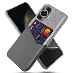 Card Holder Phone Case for Huawei nova 11 / nova 12s 4G / nova 12 Lite 4G , PU Leather Coated PC Cloth Texture Phone Cover