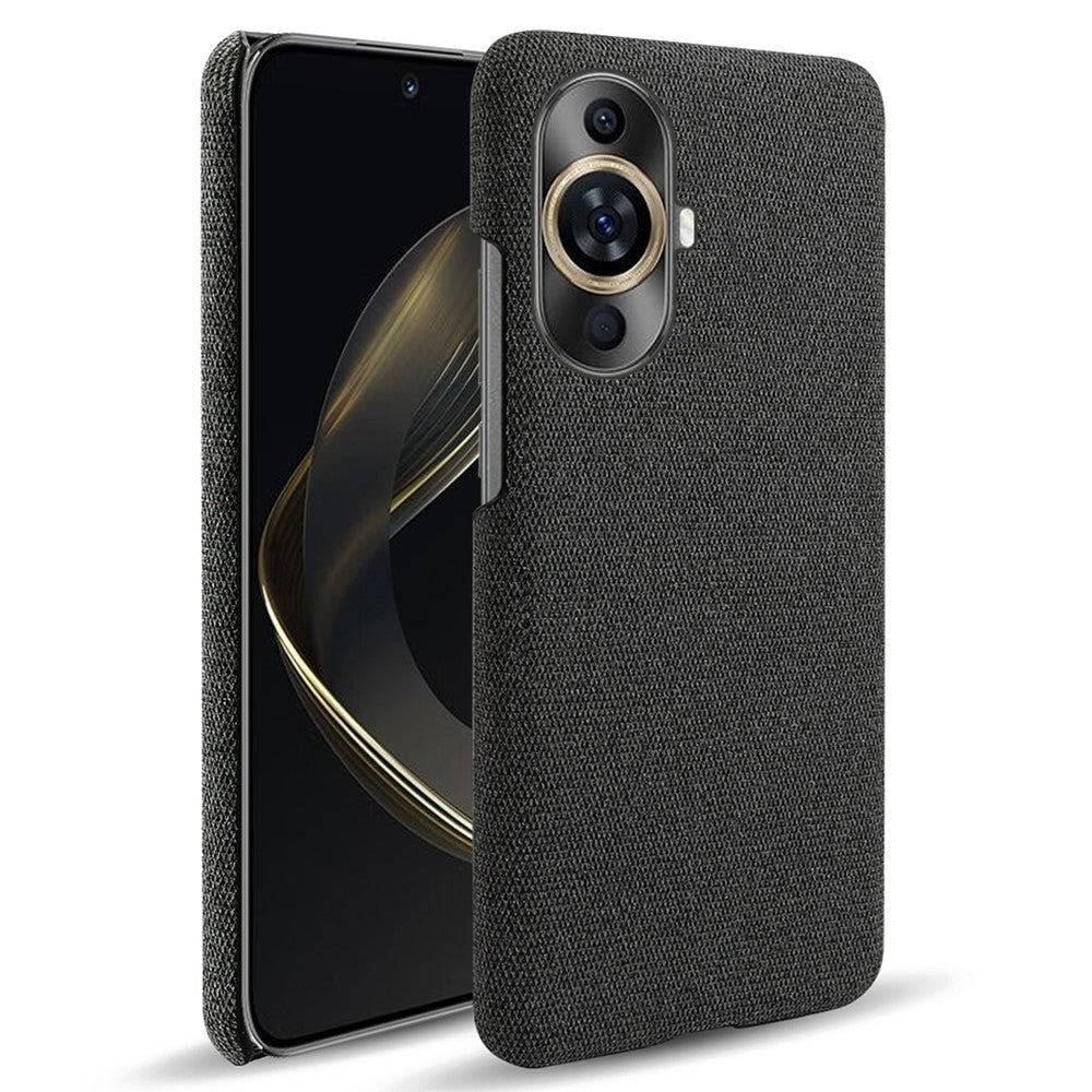 For Huawei nova 11 / nova 12s 4G / nova 12 Lite 4G Drop-proof Mobile Phone Case Cloth+Hard PC Phone Protective Cover