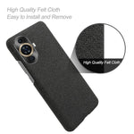 For Huawei nova 11 / nova 12s 4G / nova 12 Lite 4G Drop-proof Mobile Phone Case Cloth+Hard PC Phone Protective Cover