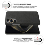 For Huawei nova 11 / nova 12s 4G / nova 12 Lite 4G Drop-proof Mobile Phone Case Cloth+Hard PC Phone Protective Cover