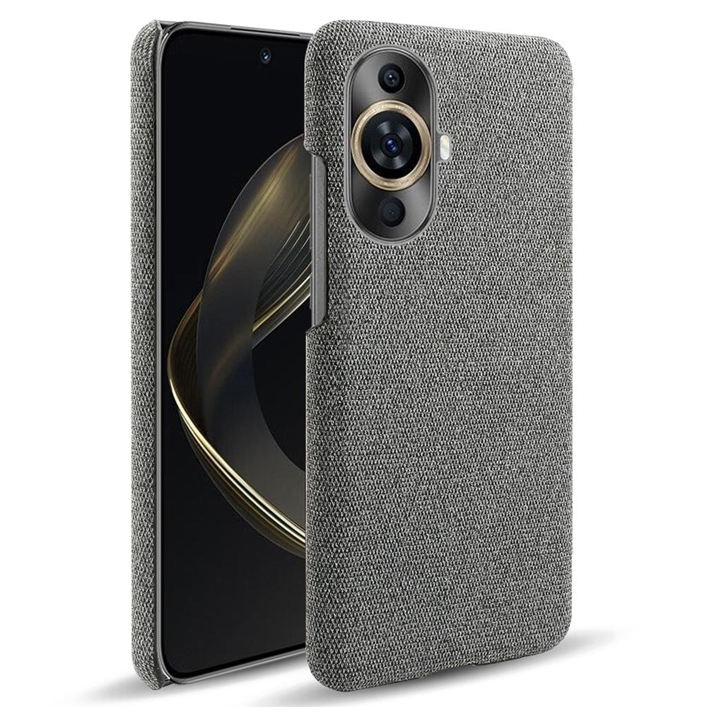 For Huawei nova 11 / nova 12s 4G / nova 12 Lite 4G Drop-proof Mobile Phone Case Cloth+Hard PC Phone Protective Cover
