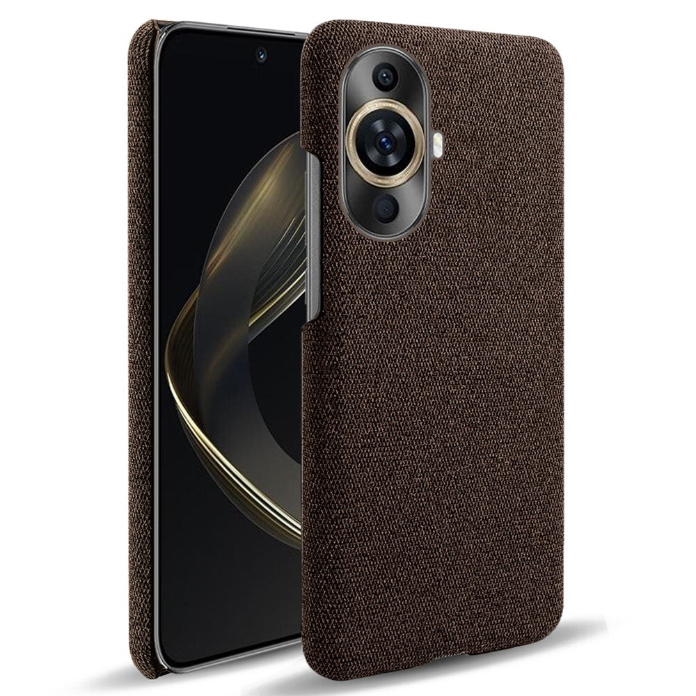 For Huawei nova 11 / nova 12s 4G / nova 12 Lite 4G Drop-proof Mobile Phone Case Cloth+Hard PC Phone Protective Cover