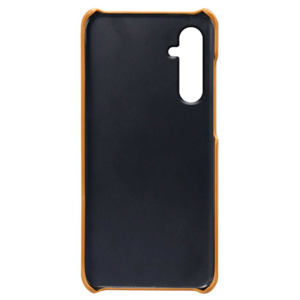 For Samsung Galaxy M54 5G / F54 5G Dual Card Slots Phone Case PU Leather Coated Hard PC Back Cover