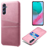 For Samsung Galaxy M54 5G / F54 5G Dual Card Slots Phone Case PU Leather Coated Hard PC Back Cover
